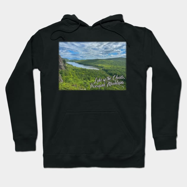 Lake of the Clouds in the Porcupine Mountains Hoodie by gorff